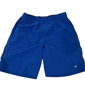 Eddie Bauer Shorts Mens Large Blue Active Motion Athletic Stretch Lightweight